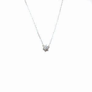 スタージュエリー STAR JEWELRY ネックレス ペンダント Pt950 ダイヤモンド 0.10ct プラチナ /YI10 レディース