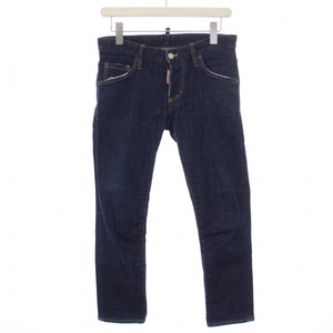 ディースクエアード DSQUARED2 16AW CLEMENT JEAN スキニー デニムパンツ ジーンズ ボタンフライ 42 XS インディゴ S74LB0035 メンズ