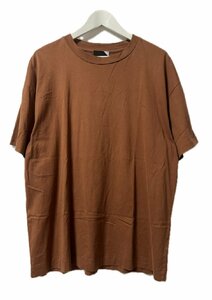 エイトン ATON SUVIN 60/2 Tシャツ 半袖 カットソー 04 ブラウン トップス メンズ