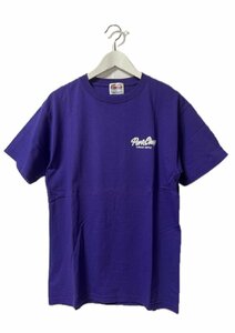 PORKCHOP GARAGE SUPPLY ポークチョップ プリント Tシャツ M パープル 半袖 カットソー トップス メンズ