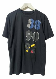 ナイキ NIKE ジョーダン プリント 半袖 Tシャツ カットソー L ブラック トップス メンズ