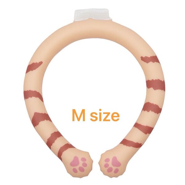 猫 ひんやり フローズン リング ねこ キャット 新品 ループ アイス 冷却 アイスループ 保冷 Mサイズ