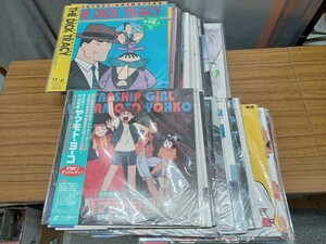 C32 ③ anime laser disk 43 point obi attaching unopened equipped yaiba Lupin III 3×3 EYES Bannou Bunka Nekomusume Cutie Honey 