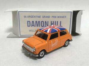  Tomica Damon Hill special order F8-2 BLMC Mini Cooper S Mark III Pocket Cars made in Japan 