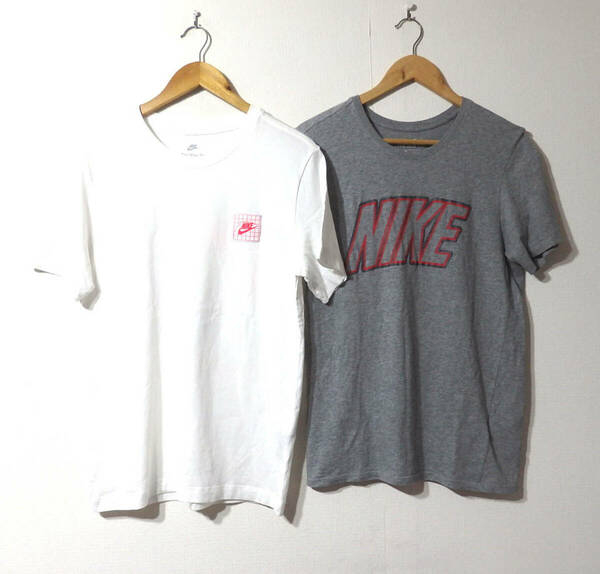 【送料無料】ナイキTシャツ２枚セット/Mサイズ　NIKE　コットン素材　NIKE　カジュアル　ロゴデザイン　