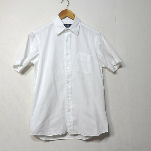 【送料無料】メーカーズシャツ鎌倉ドレスシャツ/白　半袖シャツ　Mサイズ　MAKER'S SHIRT KAMAKURA