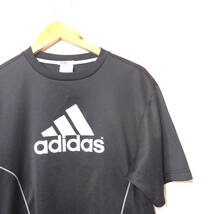 【送料無料】アディダスTシャツ２枚セット/白　黒　Lサイズ　　adidas スポーツ　カジュアル_画像6