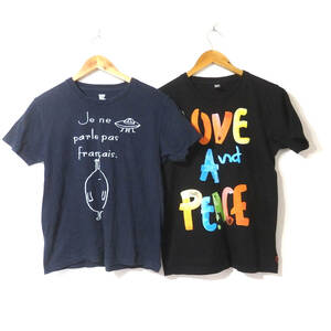 【送料無料】グラニフTシャツ２枚セット/Sサイズ　Design Tshirts Store graniph