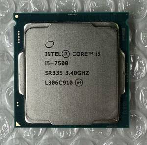 Core i5 7500 3.40GHz 4C/4T 【BIOS確認済】Intel CPU インテル