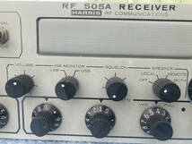 Harris RF 505A 受信機 RECEIVER RADIO レシーバー / 合成同調受信機_画像7