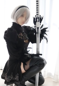 NieR:Automata[ knee a AT ta]*2B manner costume play clothes 