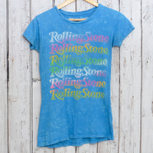 GS8532 ローリングストーン ROLLING STONE Ｔシャツ 女性 M 肩40 ロック メール便 xq_画像2