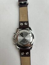 (Z)腕時計 うでとけい　稼働品　SEIKO セイコー　8T63-00D0 黒文字盤　クロノグラフ　メンズ腕時計　社外ベルト　_画像3