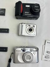 (FU)デジタルコンパクトカメラ　デジカメ　コンカメ　まとめ売り　バッテリー有り　動作未確認　CASIO SONY Nikon クールピクス800 DSC-P10_画像3