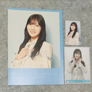 日向坂46 河田陽菜　シブツタ限定フライヤー　生写真HMV限定クーポン付き