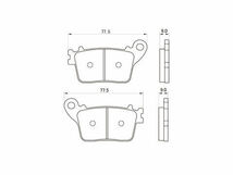 デイトナ ゴールデンパッド X 通しナンバー：072 スズキ GSX-R1000 R 97127 DAYTONA_画像3