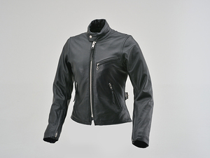 デイトナ バイク用 レザー ジャケット WLサイズ (レディース) ブラック 春秋冬 シングルライダースジャケット 襟なし DL-001 17