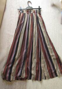  new goods unused SHIPS long height gathered skirt India cotton 