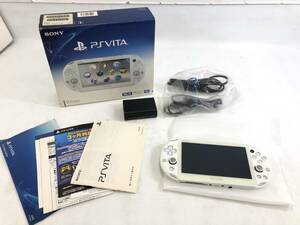 GH240513-02O/ PSVita 2000 プレイステーション ヴィータ PlayStation Vita Wi-Fiモデル ホワイト PCH-2000ZA12 本体 SONY ソニー