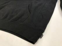 CL240514-01K/ Supreme シュプリーム レイズド スクリプト フーディー スウェットシャツ Raised Script Hooded Sweatshirt ブラック L_画像3