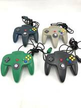 GH240514-03O/ ニンテンドー64 NINTENDO64 本体 コントローラー メモリーカード 専用ACアダプタ 64GBパック ジャンク品_画像5