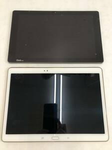 SH240529-02K/ au タブレット 2台 GALAXY Tab S SCT21 / Qua tab ジャンク 利用制限(〇)