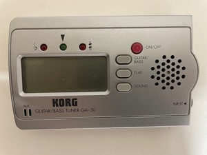 ギター　チューナー　KORG/BASS TUNER　GA-30　USED