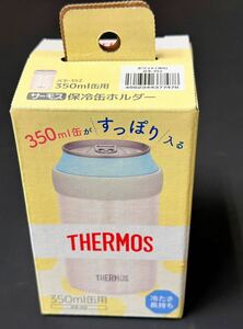 未使用 サーモス THERMOS 保冷缶ホルダー 0.35L（ホワイト）JCB-352 WH