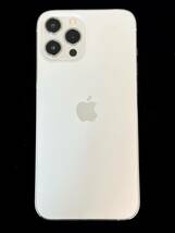 iPhone 12 Pro Max 本体 MGCV3J/A 白 128GB SIMフリー Apple バッテリー81% アイフォン プロマックス_画像1