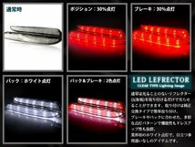 GE6 GE7 GE8 GE9系フィット 48LEDリフレクター クリア バック_画像2