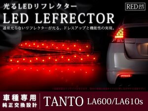 LA600/LA610系タント カスタム 高輝度28LEDリフレクター レッド
