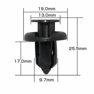 メール便 ダイハツ純正互換 90044-67555同等 フロントバンパー トリムクリップ リベット グロメット VOSTONE BC5236 10個