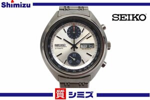 1円【SEIKO】希少 稼働品 訳有 セイコー クロノグラフ デイデイト 6138-8001 自動巻 メンズ腕時計 純正バンド ◆質屋