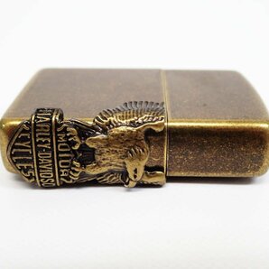 1円【ZIPPO】美品 未着火品 HARLEY DAVIDSON ジッポ ハーレーダビッドソン 1994年製 イーグル オイルライター 喫煙具 ゴールドカラー 質屋の画像4