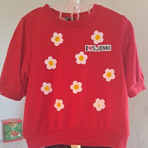 USED sister jenny. flower up like sweatshirt 140