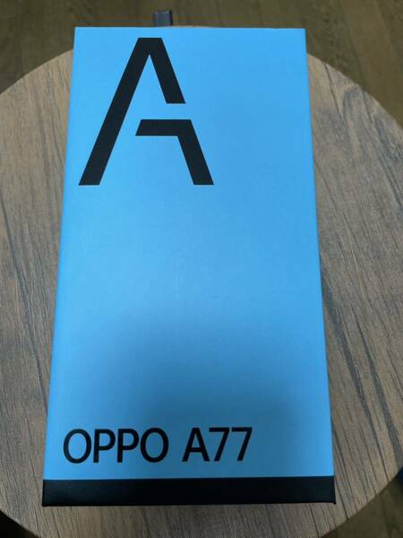 OPPO A77 ブルー 128 GB SIMフリー　新品未使用