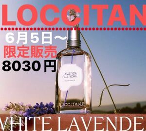 ロクシタン 限定品 ホワイトラベンダー オードトワレ 50ml 新品未開封