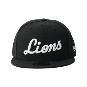 【全文必読】 未使用新品 埼玉西武ライオンズ キャップ NEW ERA×LIONS 59FIFTY SCRIPT BLACK 7 1/2 (59.6cm)