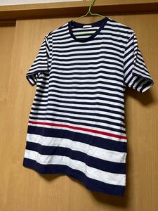 中古☆ボーダーTシャツ メンズMサイズ　ジーユー　GU☆