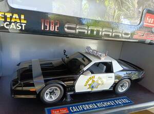 1/18 1982 Chevrolet Camaro California Highway Patrol CHP Z28 シボレー カマロ ポリス パトカー