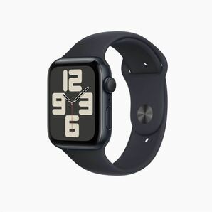 【新品未開封品】Apple Watch SE (GPSモデル) 44mmミッドナイトアルミニウムケース ミッドナイトスポーツバンド M/Lの画像1