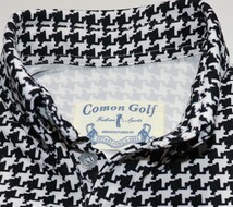 Comon Golf▲ゴルフ▲ボタンダウン▲ポロシャツ▲白黒▲サイズM_画像7