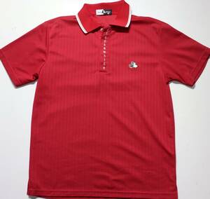 Black & White^ Golf ^ polo-shirt ^ red ^ size M