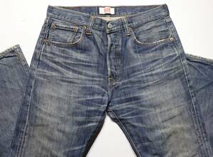 ♂ Levi’s 501 ▲色落ち抜群▲濃い目のUSEDヒゲ落ち加工▲W３２