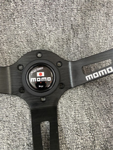 新品MOMO ステアリングホイール 13インチ レザー レーシング black 320CM 汎用 ステアリング、ハンドル本体 XON 007_画像3
