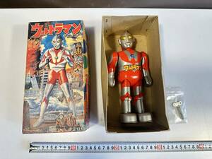 ブリキ/ビリケン/ウルトラマン/全長22.5㎝/稼働品/箱付/KEY付き