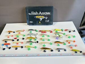 ルアー/ラパラ系/30点まとめ売り/USED /Fish Arroｗプラケース付き