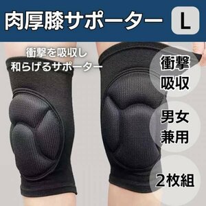  knees supporter L 2 piece protector sport knees .. volleyball combative sports 