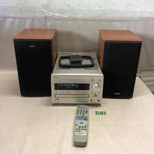 （J1386）DENON デノン CDレシーバー CDコンポ スピーカー D-MX11 09年製 オーディオ機器 SC-MX33
