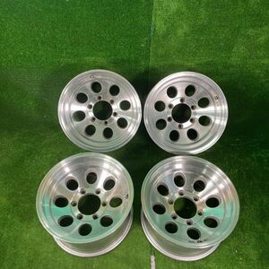 ALL 1円から！249.ジムライン タイプⅡ 15×8J -28 139.7 6H 4本 タイプ2 希少 アルミホイール 78 ランクル 60 70 ワイド